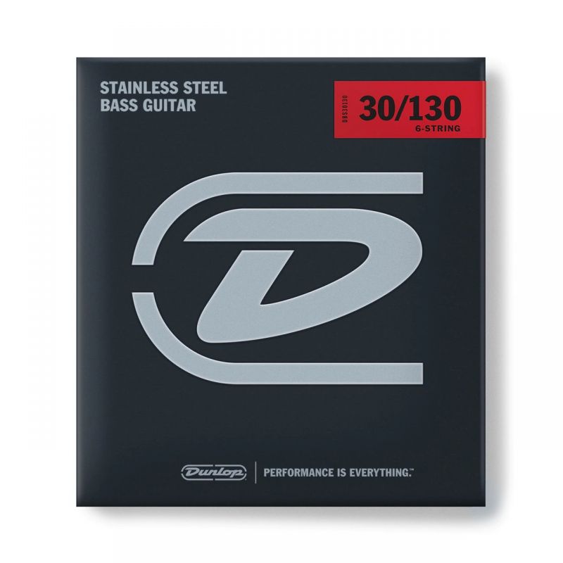 Набор струн DUNLOP DBS30130 STAINLESS STEEL BASS 6-STRING (30-130)
